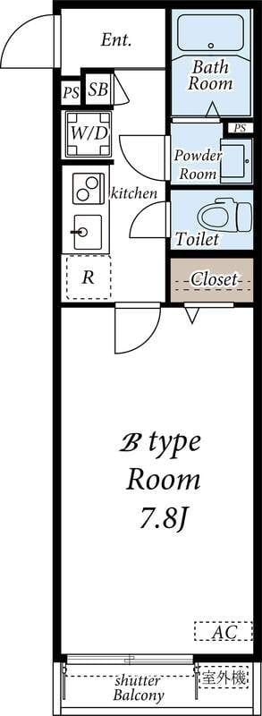 リブリ・リバーサイド・住川 102