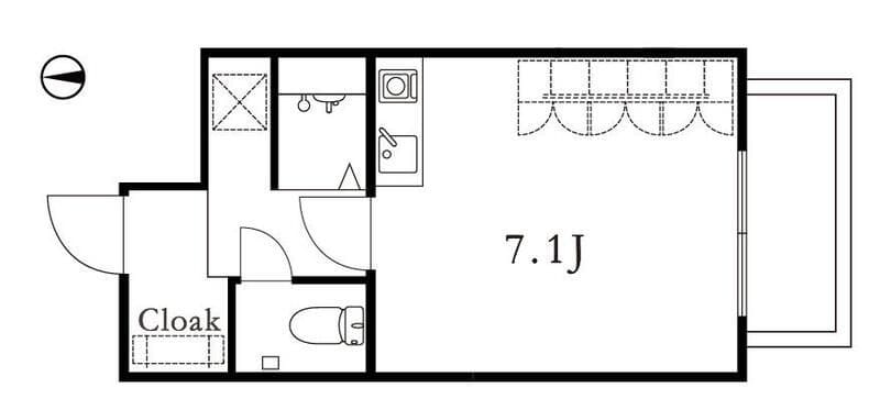 GrandStory自由が丘 205 間取り図