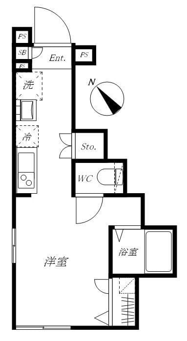 カーサペルラ 101 間取り図