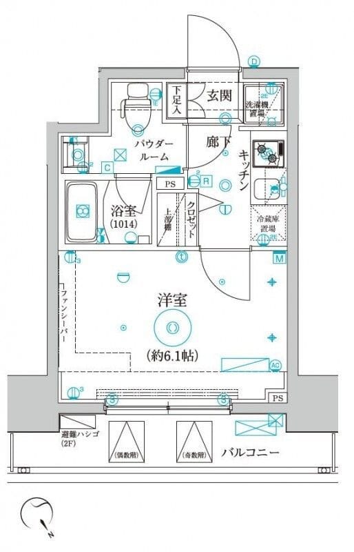 クレイシア品川戸越 203