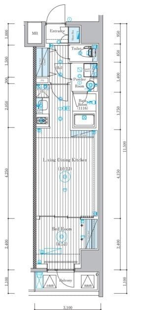 ミライズ北千住レジデンス 703
