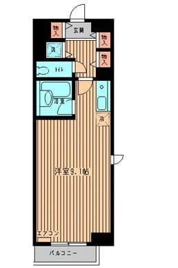 エクセレントWATANABE 0201 間取り図