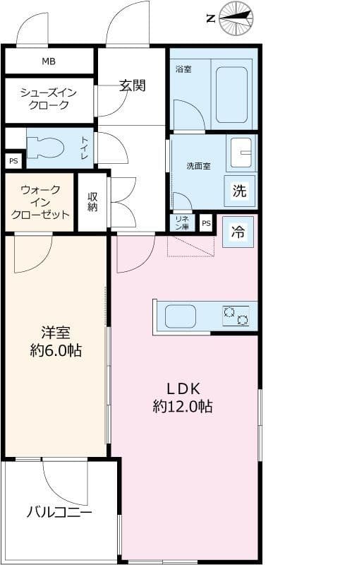Cielo Azul 403 間取り図