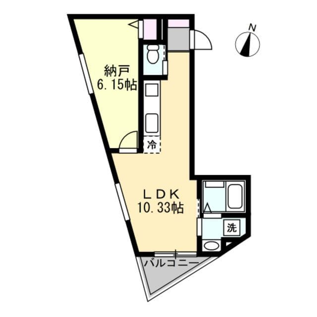 ANQI神宮前 205 間取り図