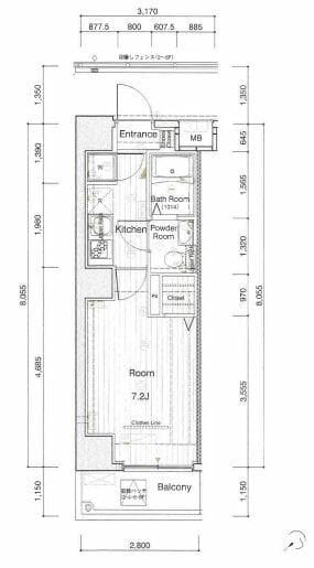 レグラス荏原中延 801