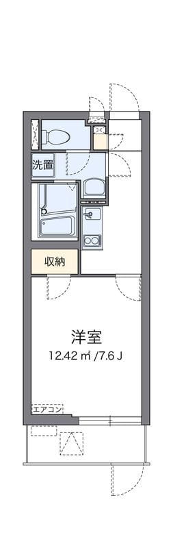 クレイノグランシーダ 103 間取り図