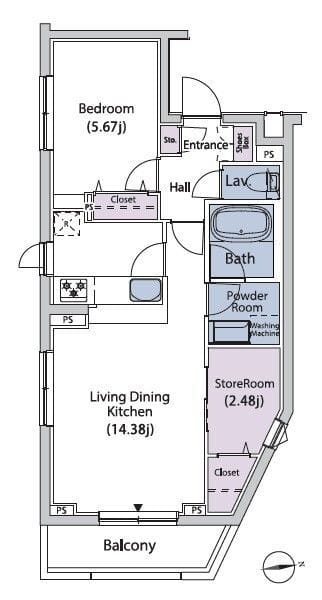 Dear WAN Court 小竹向原 402