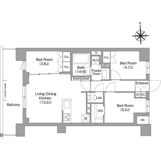 コンフォリア・リヴ大森西 102
