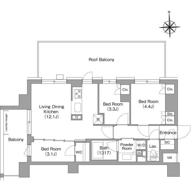 コンフォリア・リヴ大森西 408