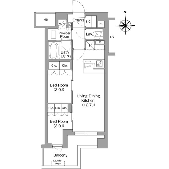 コンフォリア・リヴ大森西 509