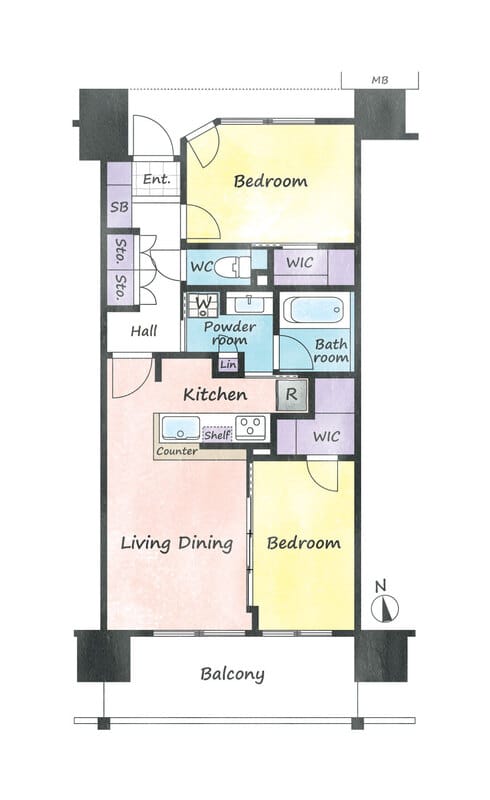 オーベルグランディオ品川勝島 1809