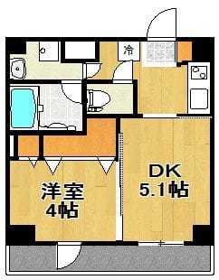 日神デュオステージ王子神谷 304 間取り図