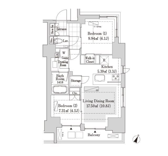 リブクオーレ神保町 1007