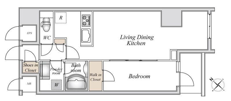 CityLux Tsurumi 0418 間取り図