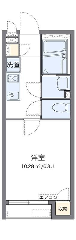 ミランダ曳六 205 間取り図