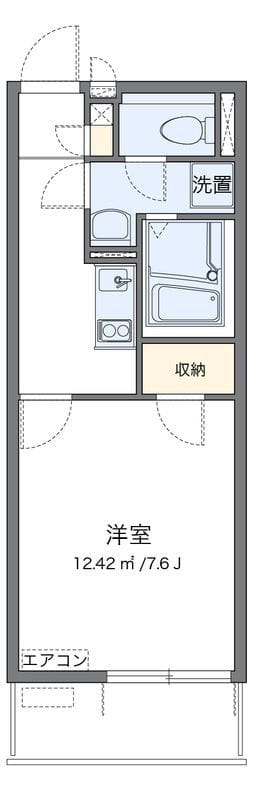 レオネクストクロシェット 403 間取り図
