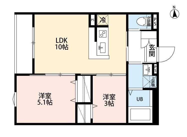 robot home 相模原Ⅱ(ロボットホームサガミハラツー) 102 間取り図