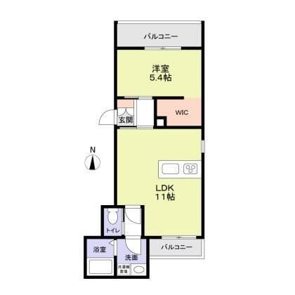 リヒトハイム 101 間取り図