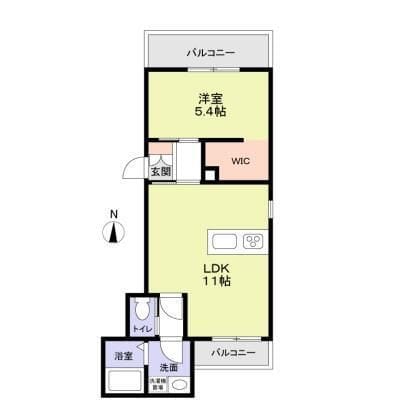 リヒトハイム 301 間取り図