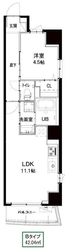 シルヴァー アウル 701 間取り図