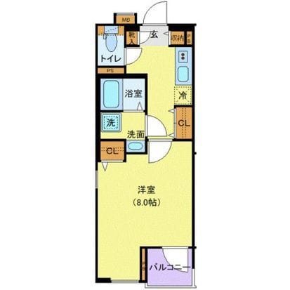 KNOTS東武練馬Sta. 304 間取り図