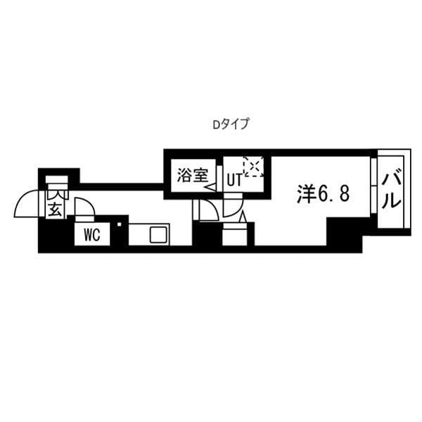 OAKLANCE秋葉原 702 間取り図