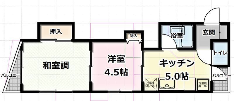 アクアロード 301 間取り図