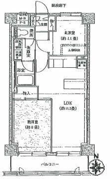 シティハウスノヴァ 602 間取り図