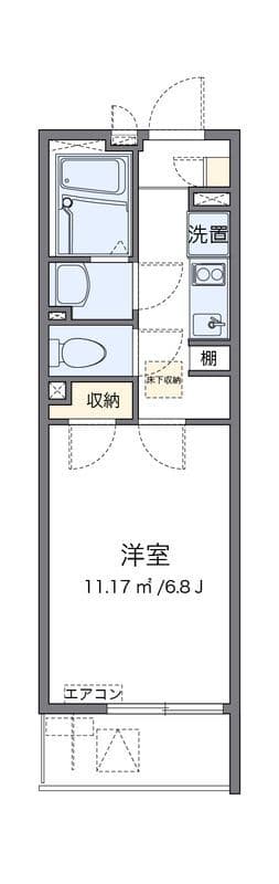 レオネクストさくらブリアン 104 間取り図