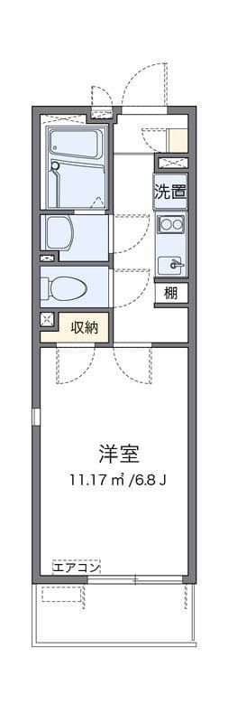 レオネクストさくらブリアン 201 間取り図