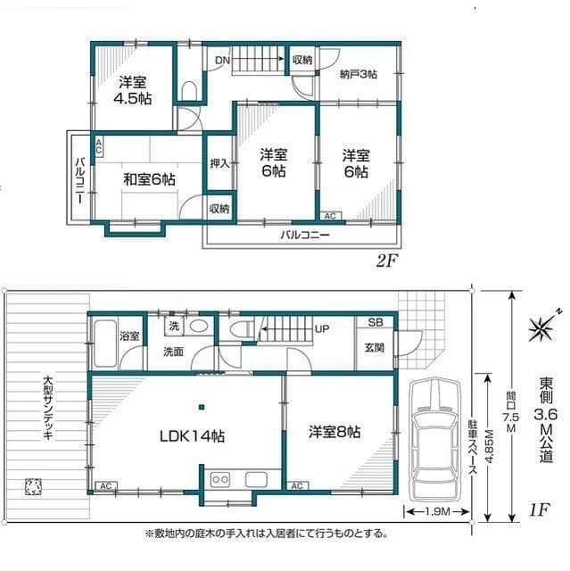 高円寺南5丁目戸建 101 間取り図