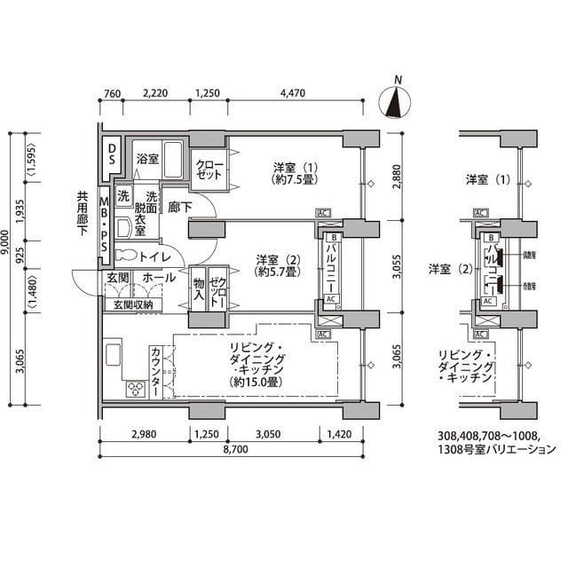 東雲キャナルコートCODAN14号棟 0908