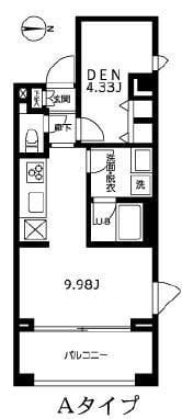 カーザビアンカ 0301 間取り図