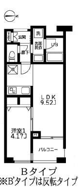 カーザビアンカ 0302 間取り図