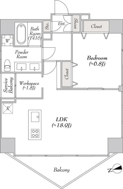 ミリアレジデンス新宿御苑Ⅱ 1001