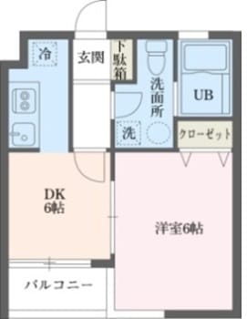 ウィンベルデュエット恵比寿4 0102 間取り図