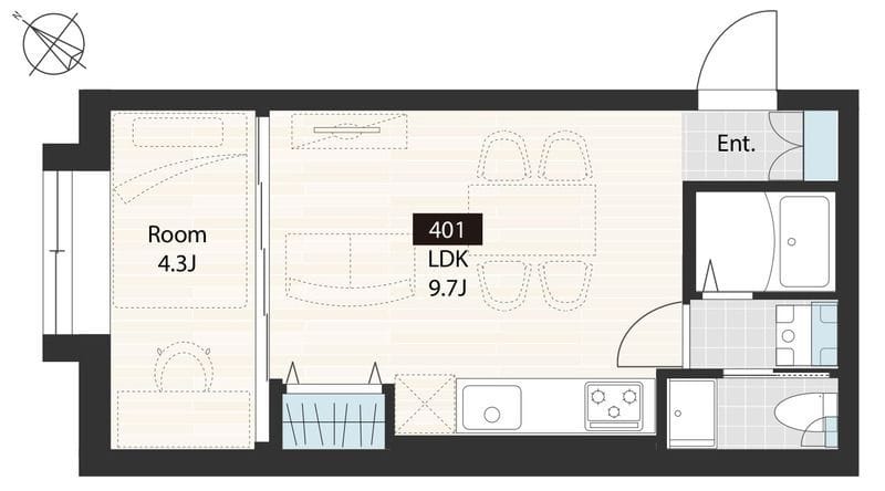 西日暮里レーベルグランデ 401