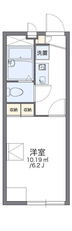 レオパレスMaison Aoyama 201 間取り図