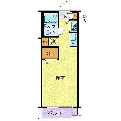 ジョイフル祐天寺 304 間取り図