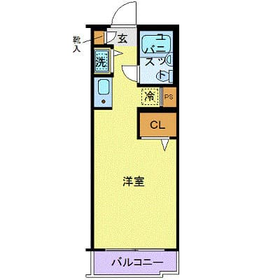 ジョイフル祐天寺 308 間取り図