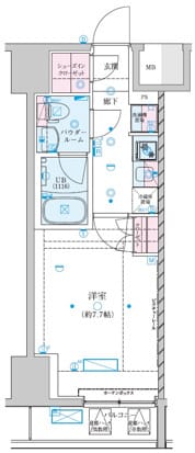 GENOVIA南千住Ⅴskygarden(ジェノヴィア南千住ファイブスカイガーデン) 0407