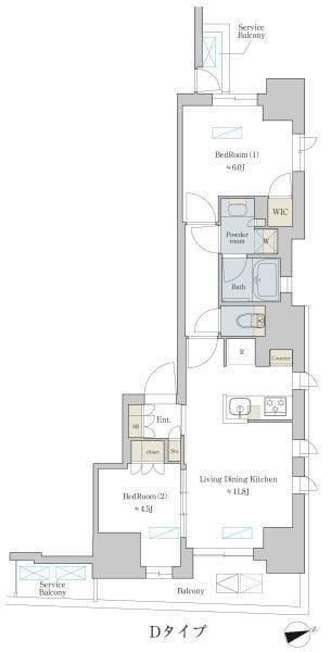 Brillia ist 町屋 1105