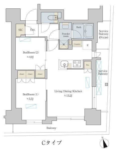 Brillia ist 町屋 1204