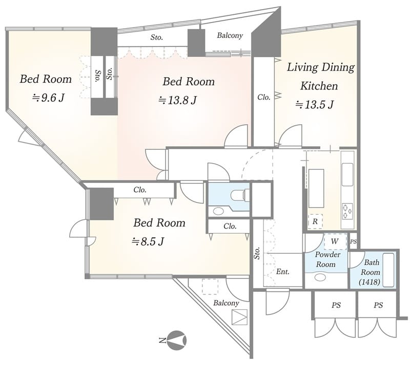 ShibauraCrystal 品川レジデンス 1801