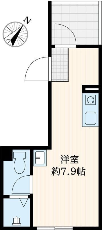 CANAL PLACE月島 402 間取り図