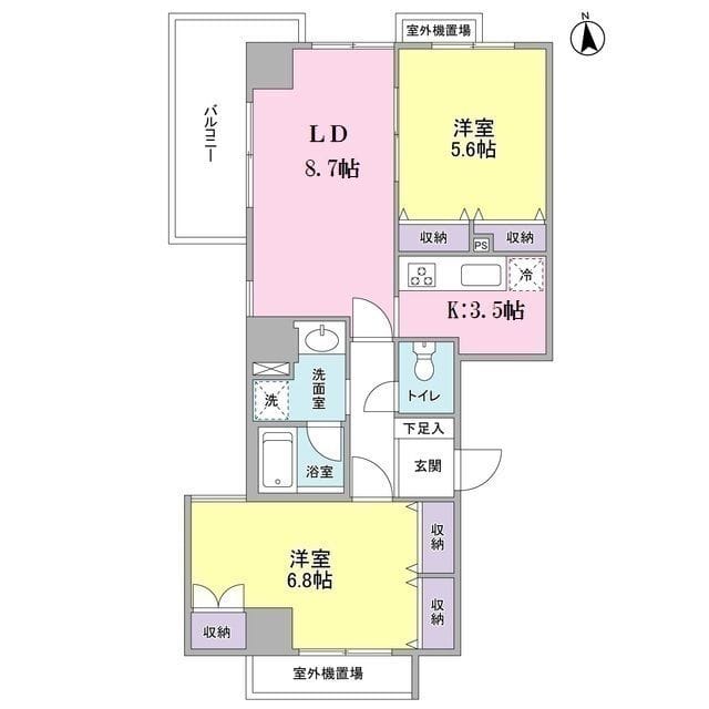 グランドゥール広尾 301 間取り図