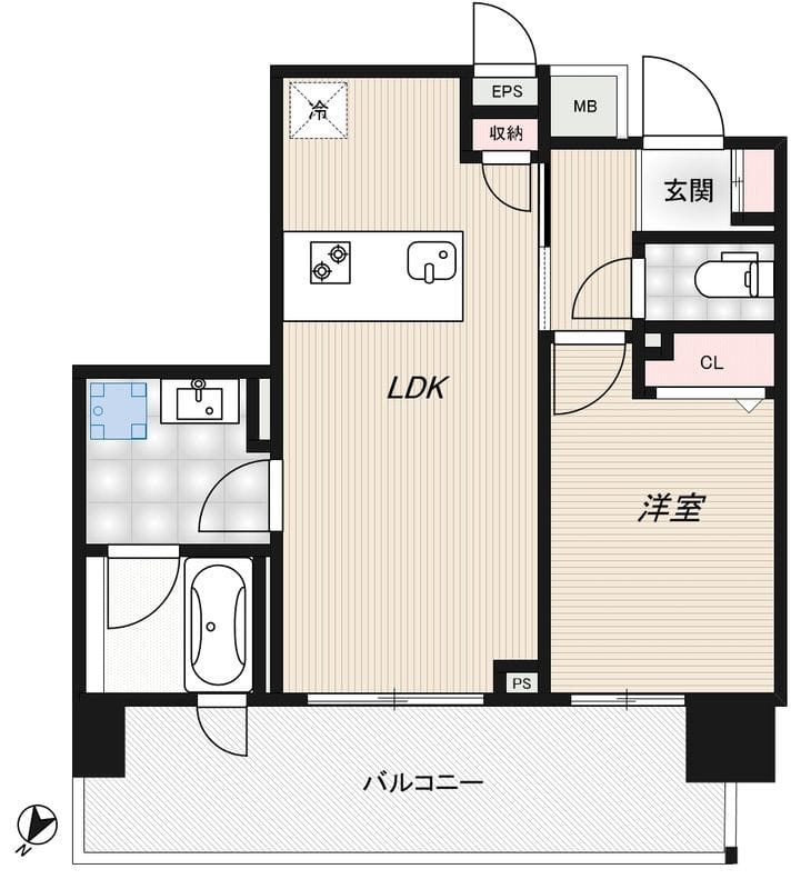 RIDGE豊洲 503 間取り図