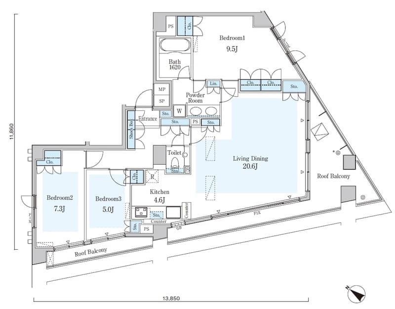 オーキッドレジデンス六本木 1402
