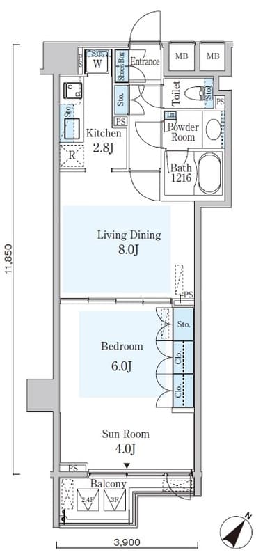 オーキッドレジデンス六本木 205