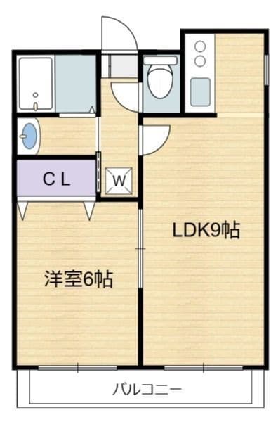 ヴィラ高石 403 間取り図